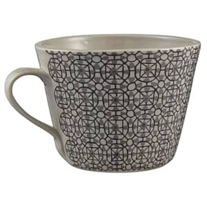 Murmur Mosaic Decorative Conical Mug Grey