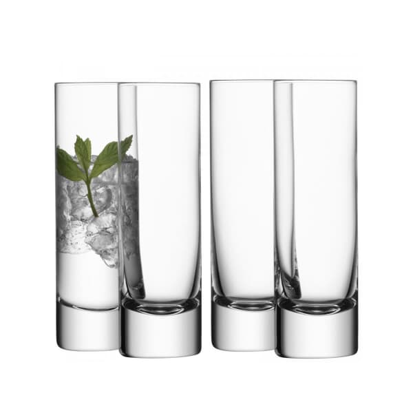LSA Glassware - Bar Long Drink Glasses Set Of 4