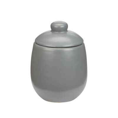 Murmur Stoneware Sugar Bowl Dark Grey
