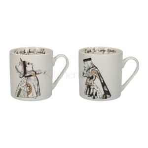 V and A Victoria And Albert Alice In Wonderland Set of 2 His And Hers Mugs