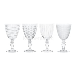 Mikasa Cheers Pack Of 4 Glass Goblets 340ml