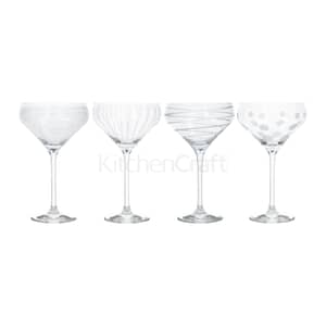 Mikasa Cheers Pack Of 4 Champagne Saucers 400ml