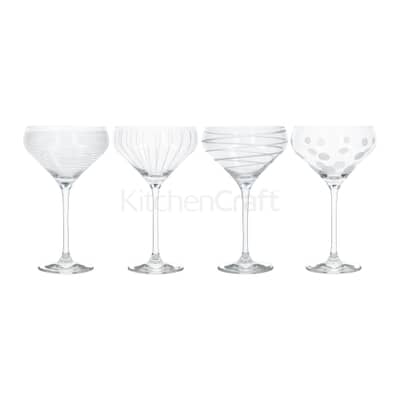 Mikasa Cheers Pack Of 4 Champagne Saucers 400ml
