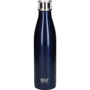 Built 740ml Double Walled Stainless Steel Water Bottle Midnight Blue