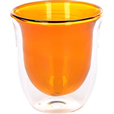 La Cafetiere Colour Amber Double Walled Glasses