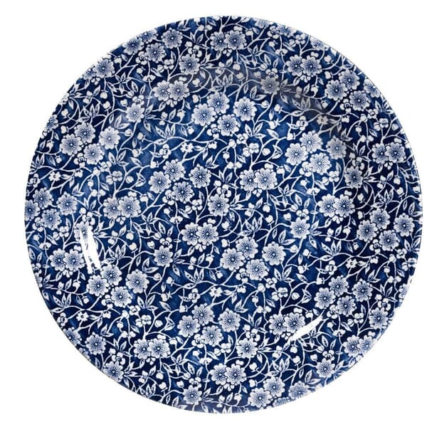 Royal Wessex Victorian Calico Blue Salad Plate Set Of 4