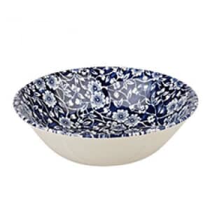 Royal Wessex Victorian Calico Blue 15cm Oatmeal Bowl Set Of 4