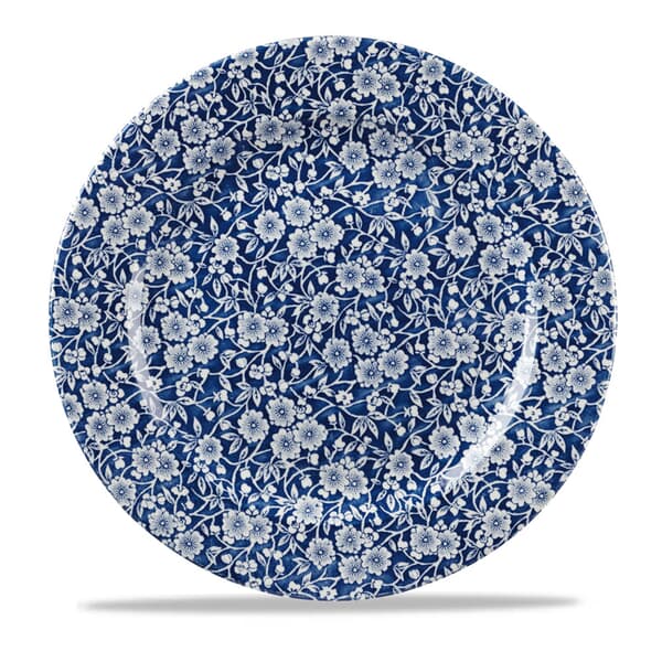 Royal Wessex Victorian Calico Blue Round Platter