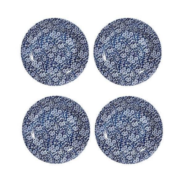 Royal Wessex Victorian Calico Chelsea Dinner Plate Set Of 4