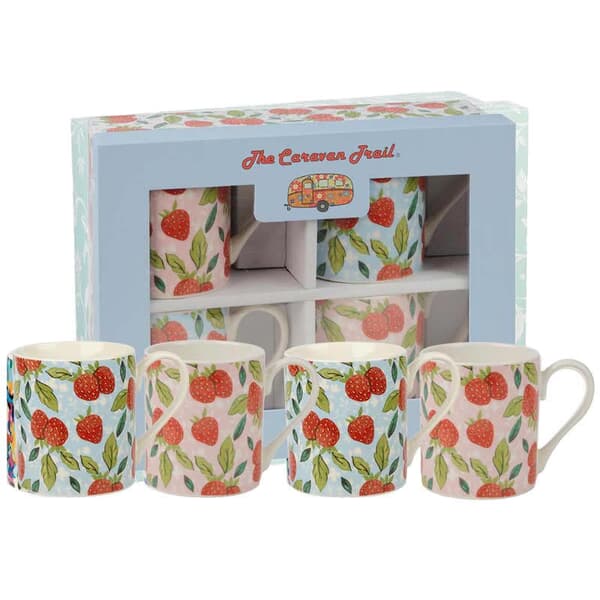 The Caravan Trail Strawberry Harvest Mug Gift Set