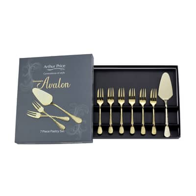 Arthur Price Champagne Avalon Pastry Set