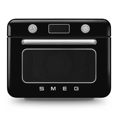 Smeg 10 in 1 Multifunction Countertop Oven With Steam and Air Fry Black