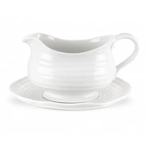 Sophie Conran For Portmeirion - Gravy Boat and Stand White