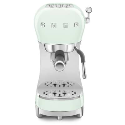 Smeg Manual Espresso Coffee Machine Pastel Green