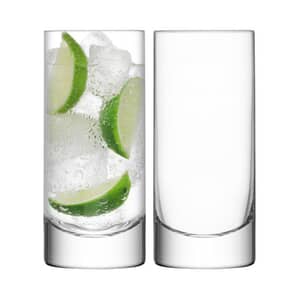 LSA Glassware - Bar Highball Glasses Set Of 2