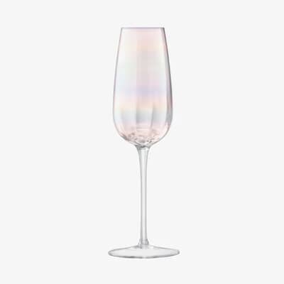 LSA Glassware - Pearl Champagne Flute Set Of 2