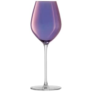 LSA Glassware - Aurora Champagne Tulip Glass Polar Violet Set Of 4