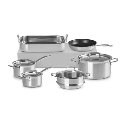 Le Creuset Classic 3-ply Stainless Steel 6 Piece Set