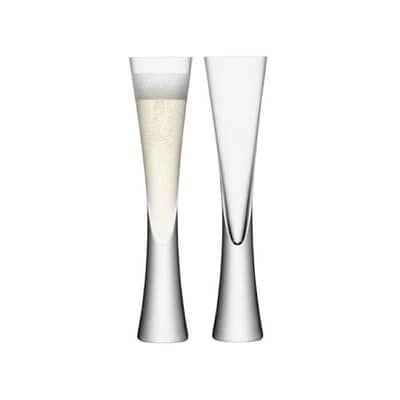 LSA Glassware - Moya Champagne Flutes Set Of 2