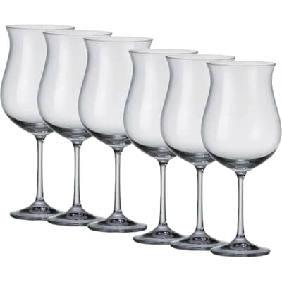 Bohemia Ellen Large Red Wine Glass Set Of 6