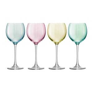 LSA Glassware - Polka Wine Glasses Set Of 4