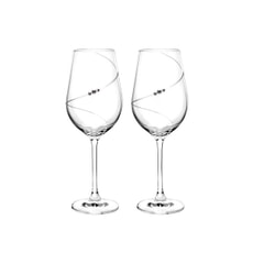 Portmeirion Auris Crystal White Wine Glass Set of 2