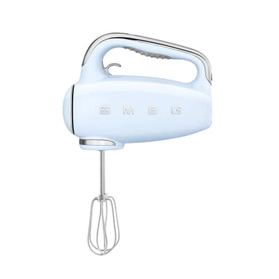 Smeg 50s Style Hand Mixer Pastel Blue HMF01PBUK