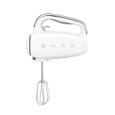 Smeg 50s Style Hand Mixer White HMF01WHUK