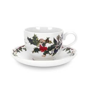 Portmeirion Holly and Ivy - Tea Cup And Saucer