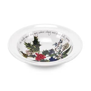 Portmeirion Holly and Ivy - 15cm Soup/Cereal Bowl