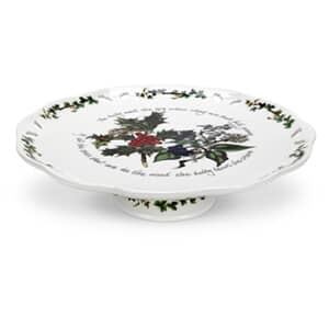 Portmeirion Holly and Ivy - Pierced Footed Cake Stand
