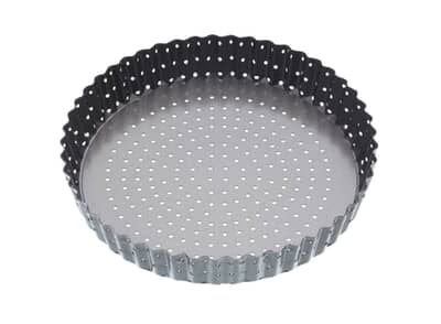 MasterClass Crusty Bake Non-stick Fluted Round 23cm Quiche Tin