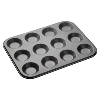 MasterClass Non-Stick 12 Hole Shallow Pan