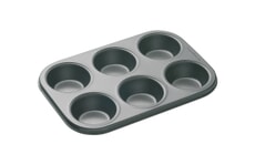 MasterClass Non-Stick 6 Hole Deep Baking Pan