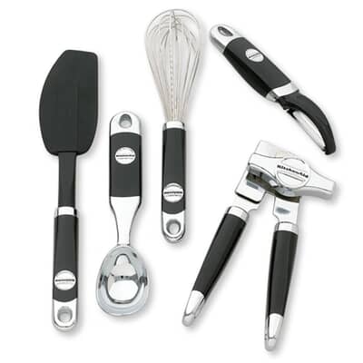 KitchenAid 5 Piece Gadget Set Black