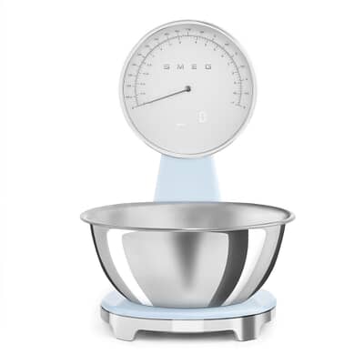 Smeg Retro Kitchen Scales Pastel Blue