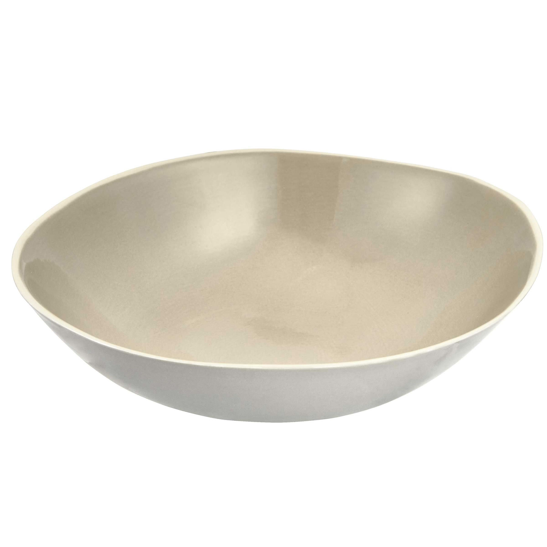 Murmur Stoneware Oval 26x7cm Serving Bowl Grey