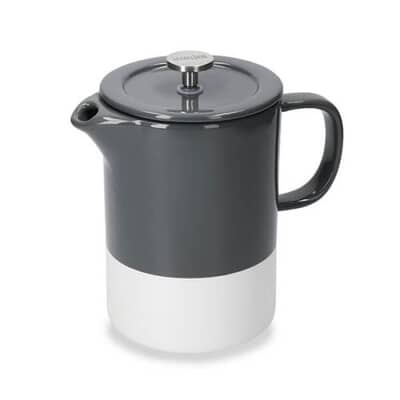La Cafetiere Barcelona Cool Grey 6 Cup Ceramic Cafetiere