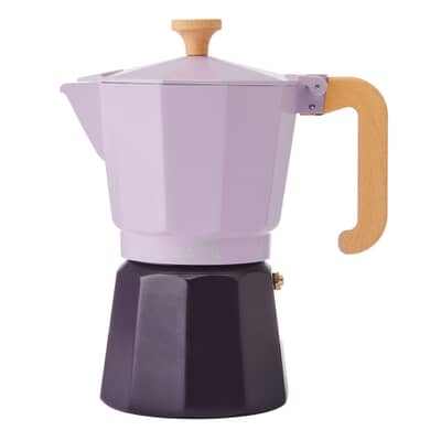 La CafetiereVenice 6 Cup Espresso Maker- Aluminium Purple