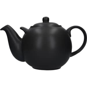 London Pottery Globe 10 Cup Teapot Matte Black