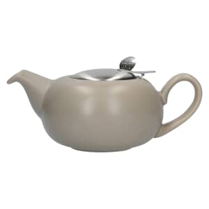 London Pottery Pebble Filter 2 Cup Teapot Matte Putty