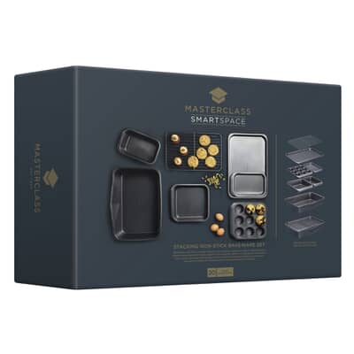 MasterClass Smart Space 7 Piece Stacking Non-Stick Baking and Roasting Set