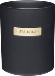 MasterClass Stoneware and Brass Effect Kitchen Utensil Holder