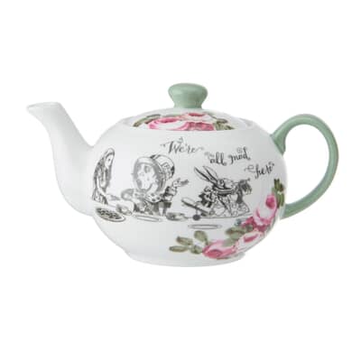 Mikasa and the VA Alice In Wonderland Bone China Mini Teapot 400ml