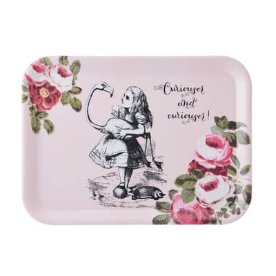 Mikasa and the VA Alice In Wonderland Large Rectangle Tray