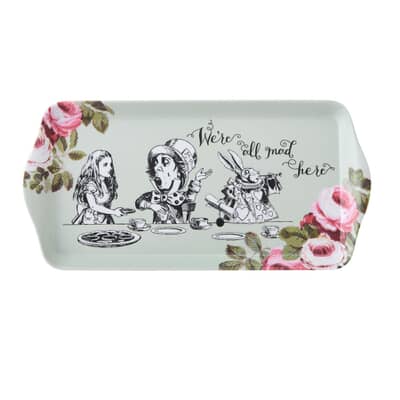Mikasa and the VA Alice In Wonderland Melamine Sandwich Tray
