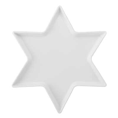 Mikasa Chalk Star Porcelain Serving Platter White 30cm