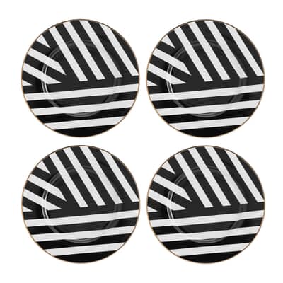 Mikasa Luxe Deco 4-Piece China Side Plate Set 21cm