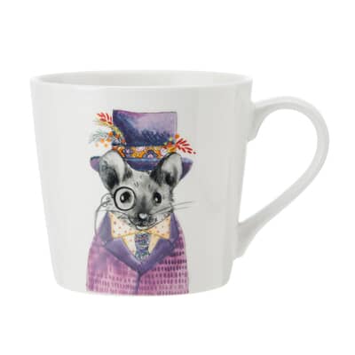 Mikasa Tipperleyhill Mouse Print Porcelain Mug 380ml