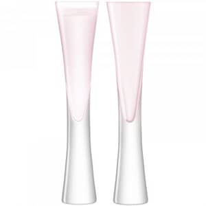 LSA Glassware - Moya Blush Champagne Flutes Set Of 2